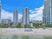 an aerial view of the beach and buildings in miami beach, florida